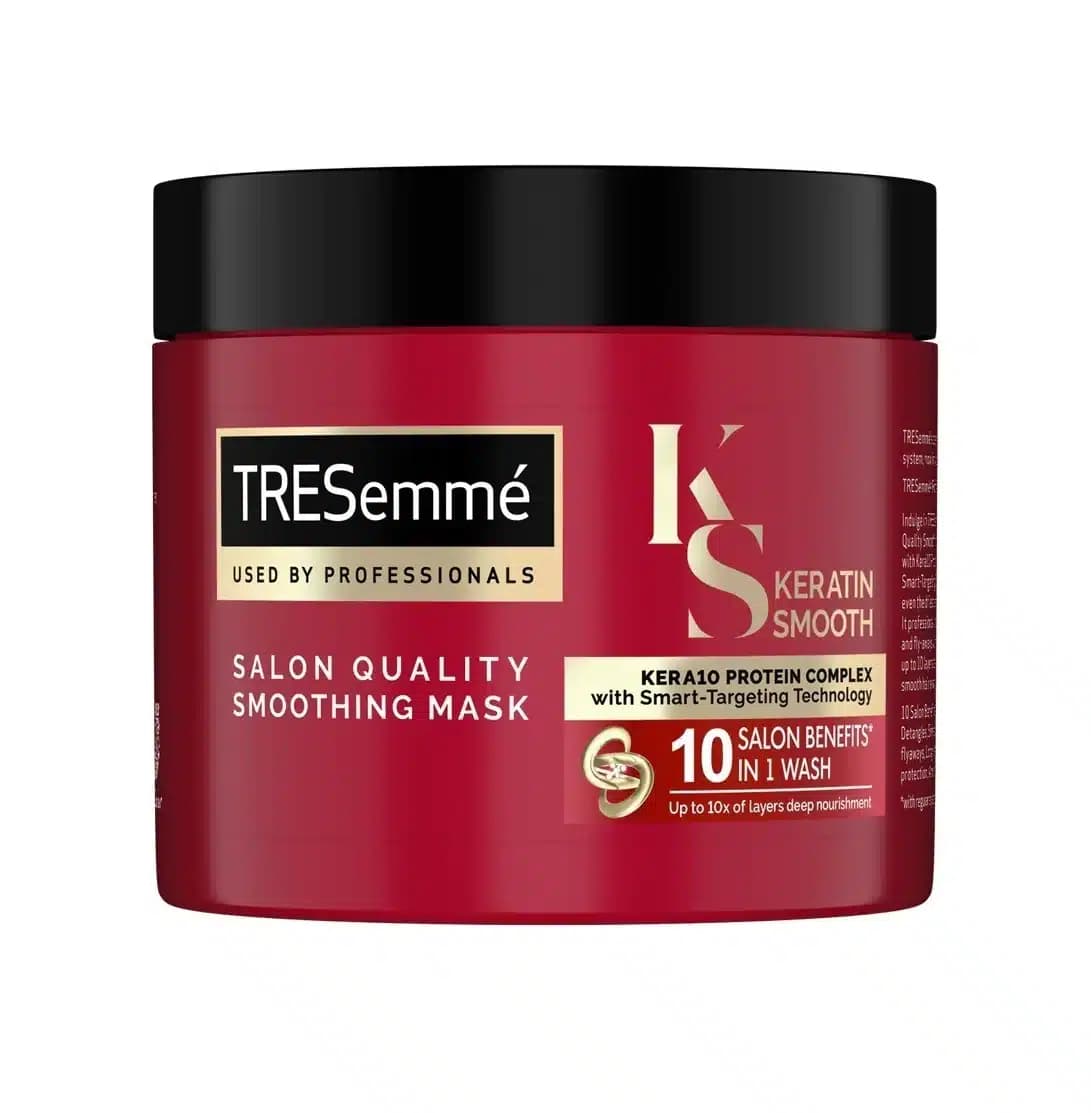 ماسک مو ترزمه TRESEMME مدل Keratin Smooth حاوی روغن مارولا حجم 300 میل — تصویر ۲