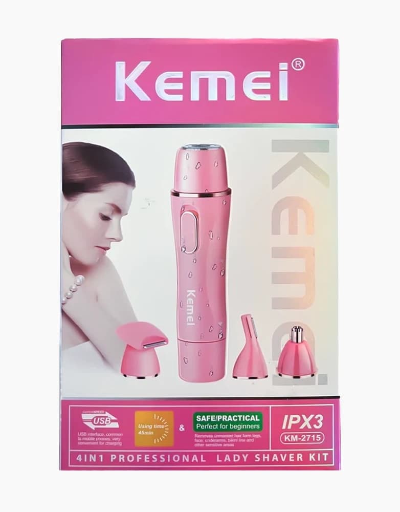 شیور 4 کاره زنانه کیمی Kemei مدل KM-2715 — تصویر ۴