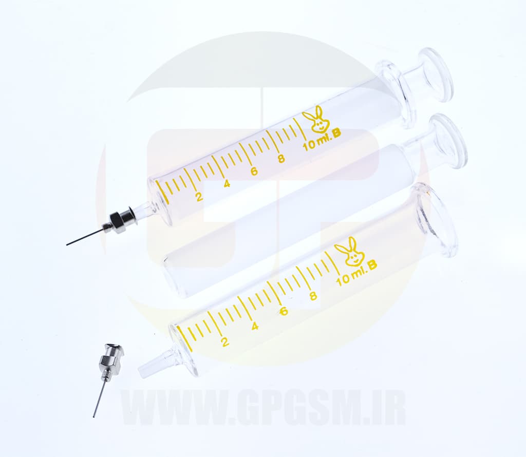 سرنگ شیشه ای تعمیرات 10 میل مخصوص خمیرقلع روغن فلکس چسب uv و …. — تصویر ۲