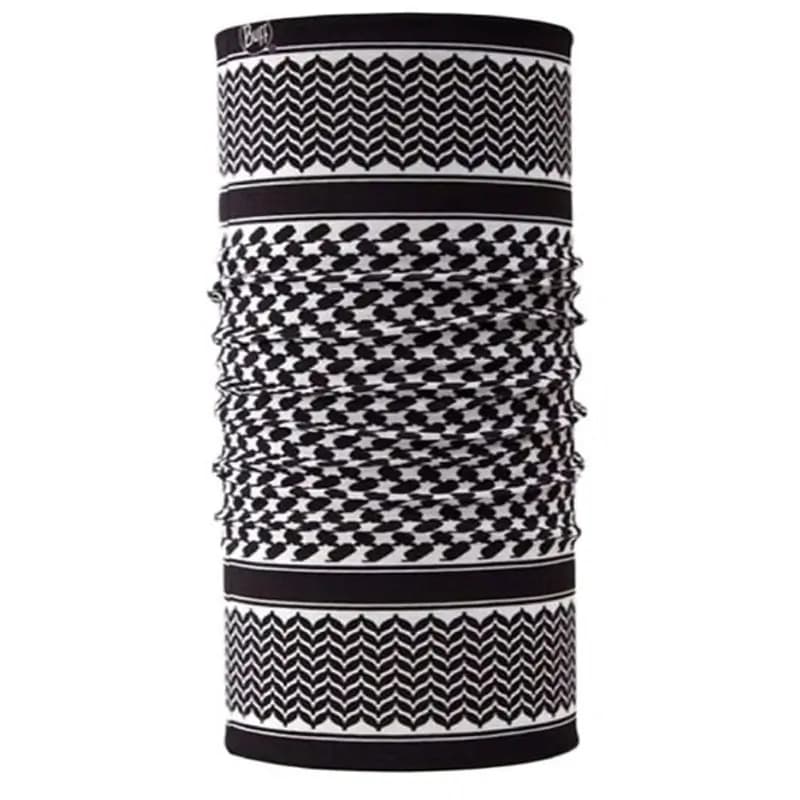 دستمال سر و گردن باف مدل original shemag 15 black white — تصویر ۲