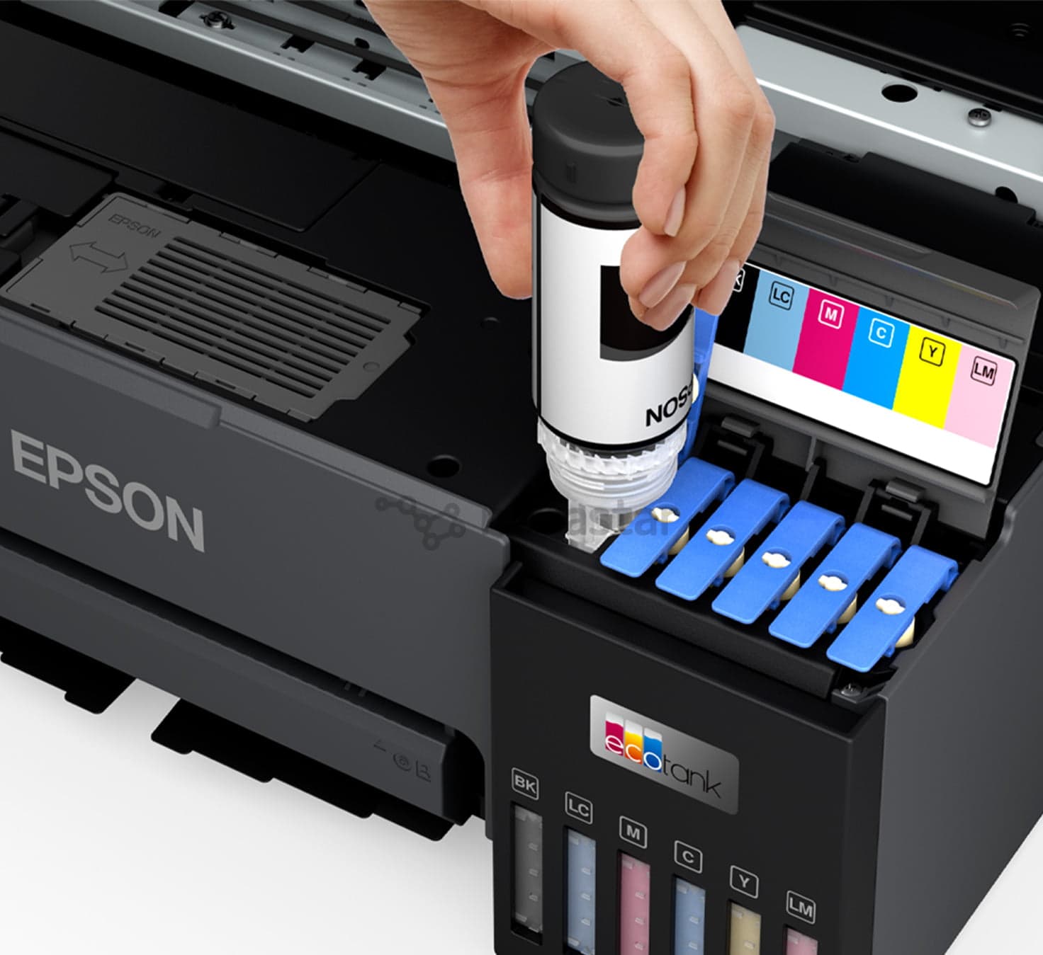 پرینتر جوهرافشان تک کاره EPSON مدل L8050 با جوهر — تصویر ۴