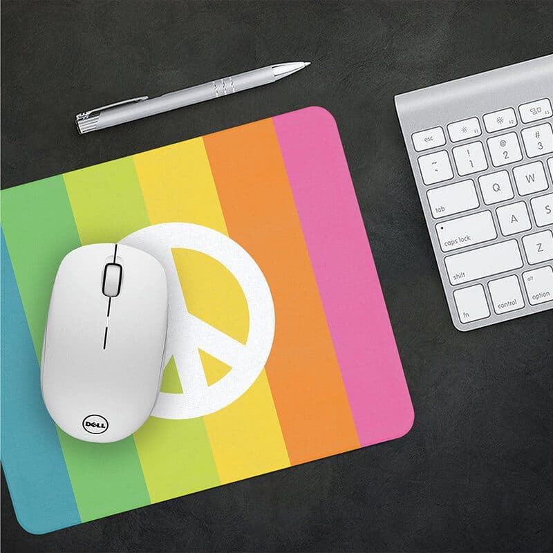 ماوس پد طرح peace کد 3733 — تصویر ۳