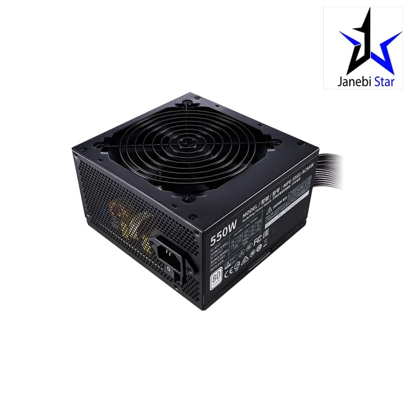 منبع تغذیه کامپیوتر کولر مستر مدل MWE 550 White — تصویر ۱۲
