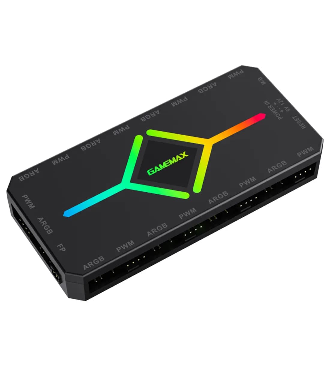 کنترل نورپردازی و سرعت فن گیم مکس V4.0 ARGB HUB PWM BK — تصویر ۹
