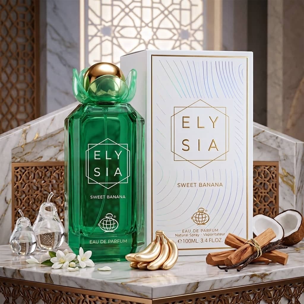 عطر ادکلن زنانه کایالی مائوئی این باتل سوییت بنانا 37 فراگرنس ورد مدل الیسیا سوییت بنانا (Fragrance World Elysia Sweet Banana) حجم 100 میل — تصویر ۱۱