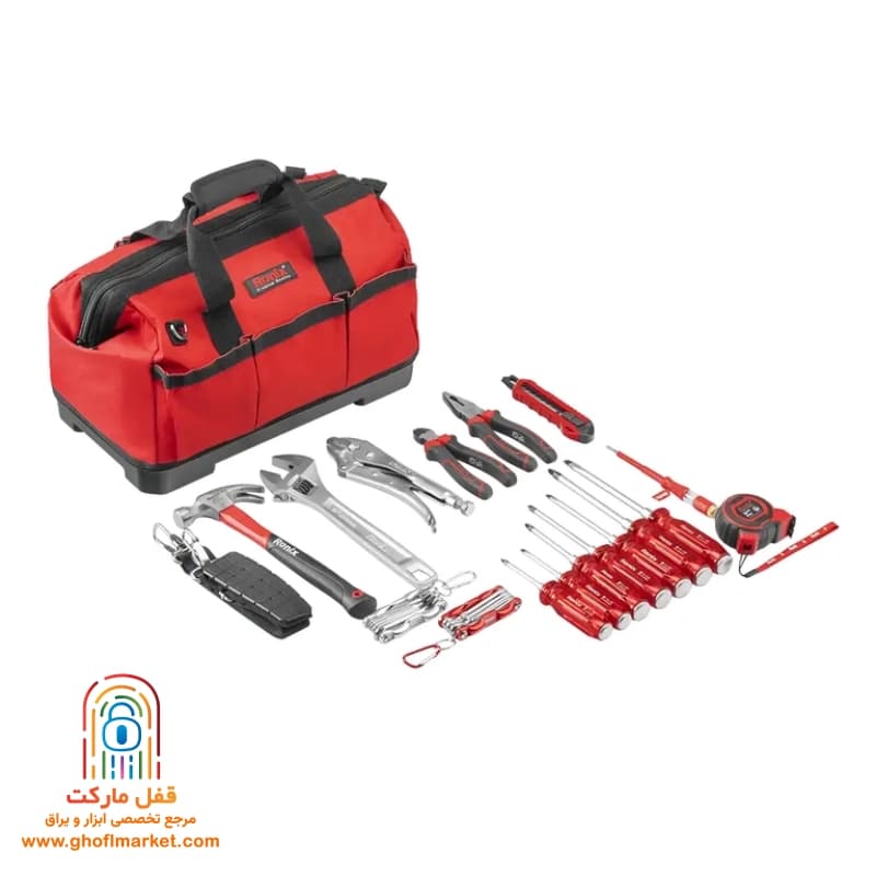 کیف ابزار همراه با متعلقات رونیکس مدل RH-9101 — تصویر ۷