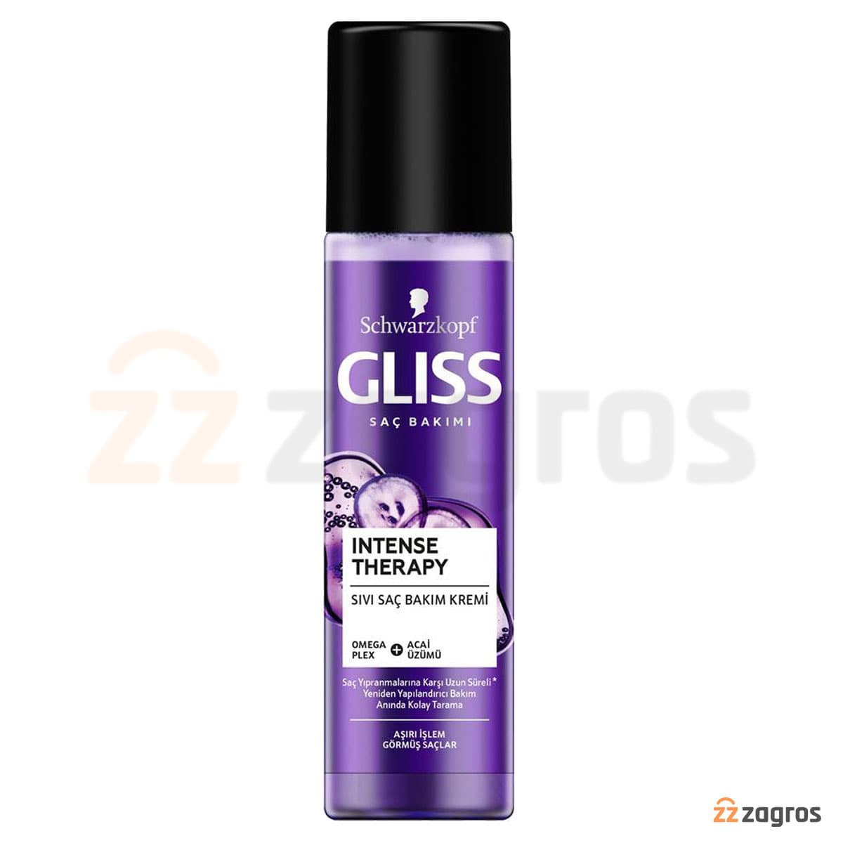 اسپری دوفاز بنفش گلیس مدل INTENSE THERAPY حجم 200 میلی — تصویر ۵