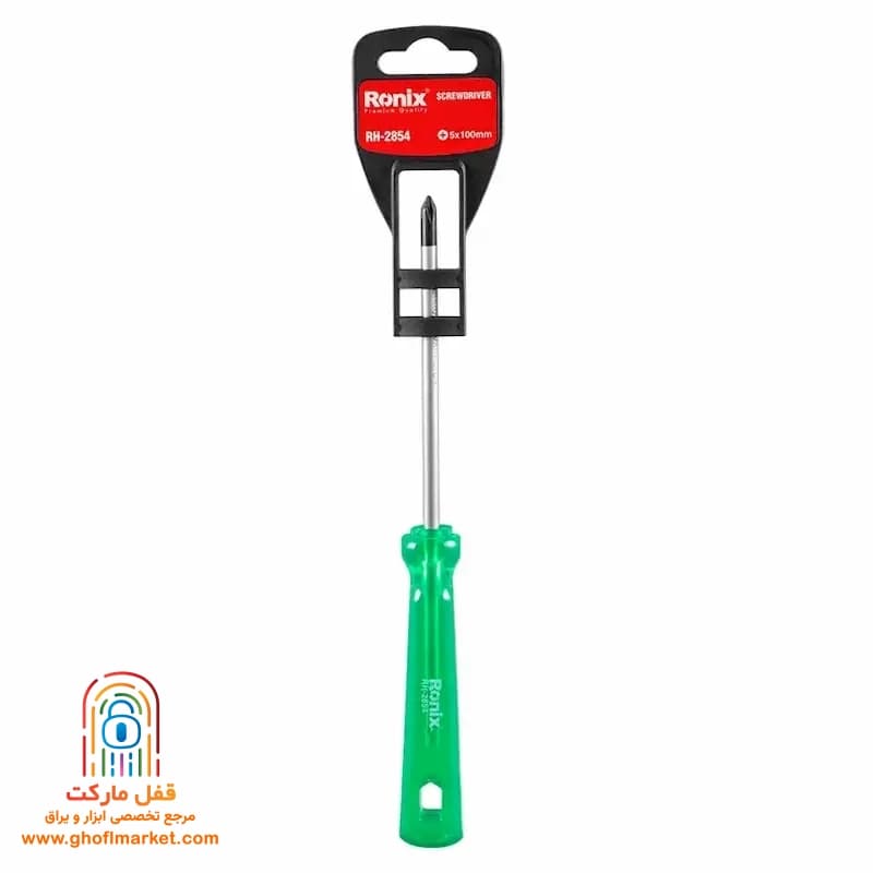 پیچ گوشتی چهارسو 100×5 رونیکس مدل RH-2854 — تصویر ۸