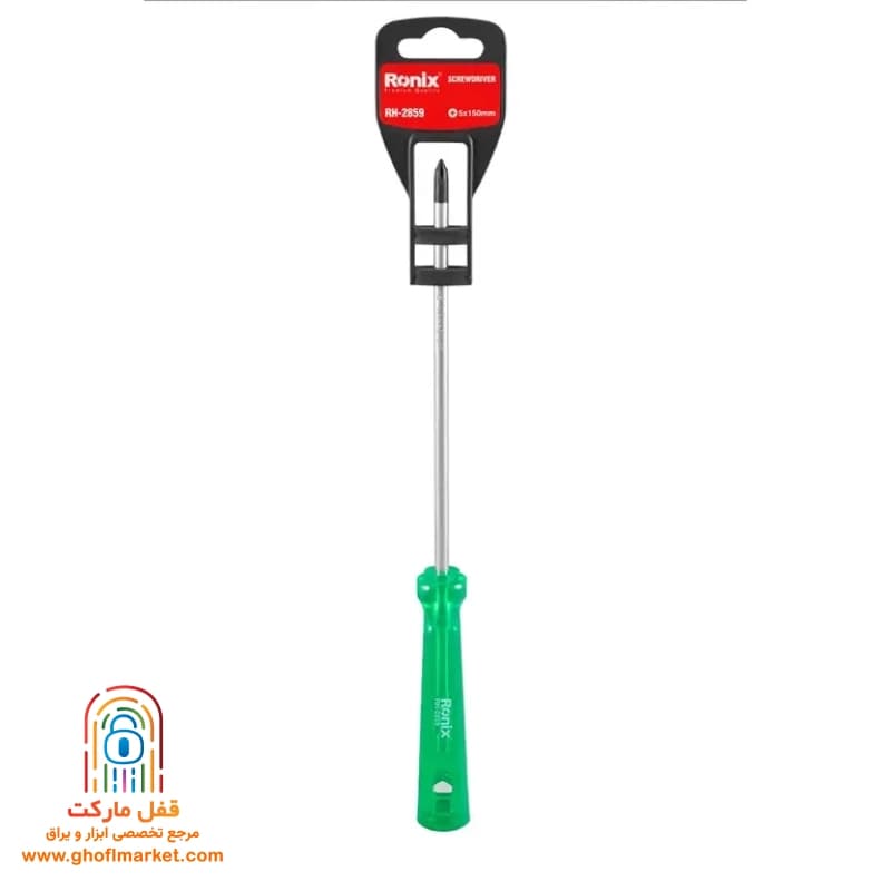 پیچ گوشتی چهارسو 150×8 رونیکس مدل RH-2882 — تصویر ۴