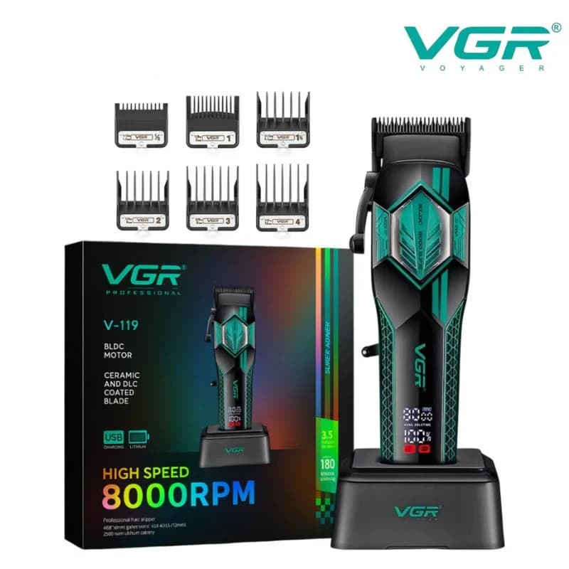 ماشین اصلاح سر و صورت وی جی آر مدل V-119 — تصویر ۶