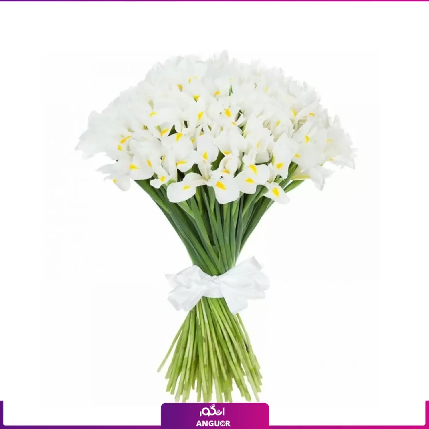 دسته گل زنبق سفید (39 عددی) — تصویر ۲