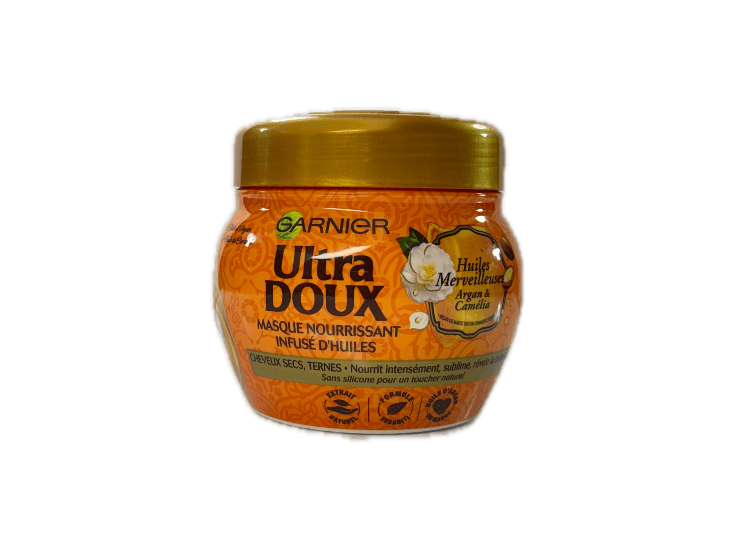 ماسک موی گارنیر GARNIER مدل Ultra Doux حاوی روغن آرگان حجم 300 میل — تصویر ۵