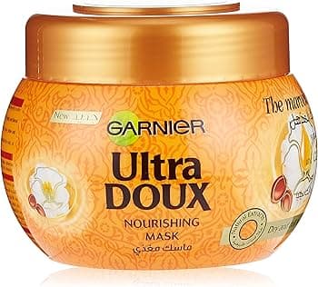 ماسک موی گارنیر GARNIER مدل Ultra Doux حاوی روغن آرگان حجم 300 میل — تصویر ۲