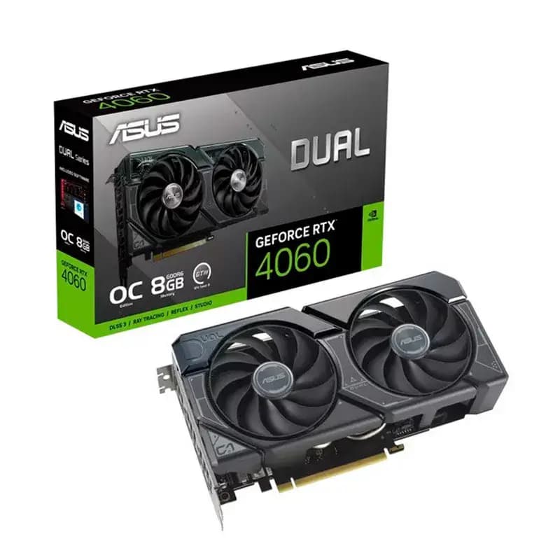 کارت گرافیک Asus Dual GeForce RTX4060 OC 8GB GDDR6 128Bit — تصویر ۲