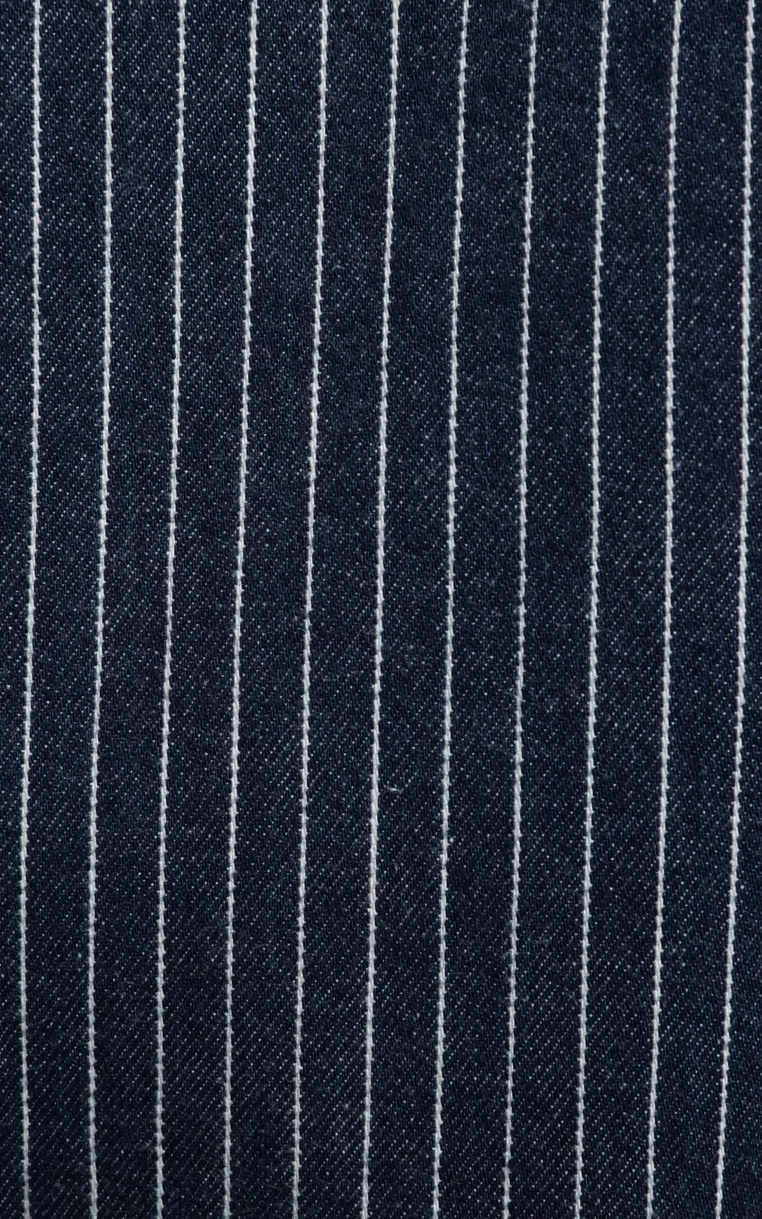 شومیز جین زنانه راهراه یقه برگردان آستین بلند دو جیب Colin’s کد CL1079838 — تصویر ۱۲