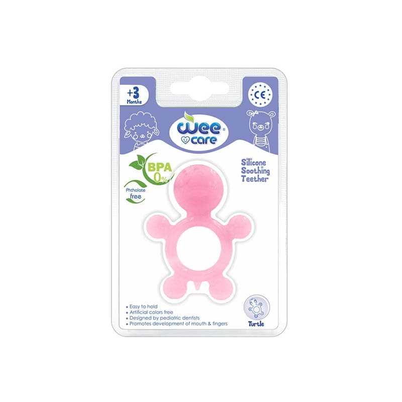 دندان گیر تمام سیلیکونی وی کر طرح خرس و لاک پشت wee care کد T 402/1 or 3 — تصویر ۱۲