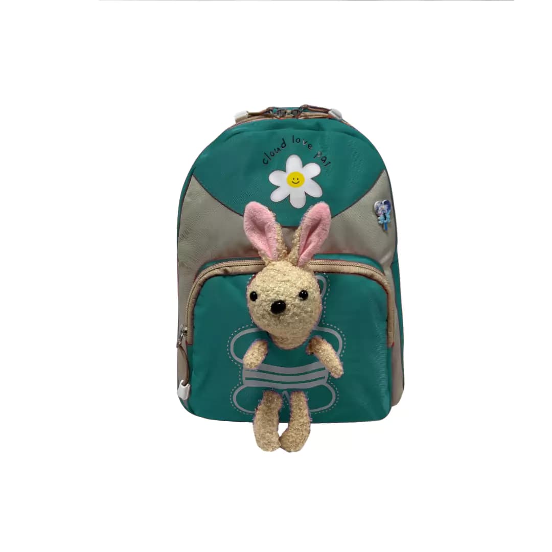 کوله پشتی دخترانه طرح عروسکی مدل GB60514 — تصویر ۴