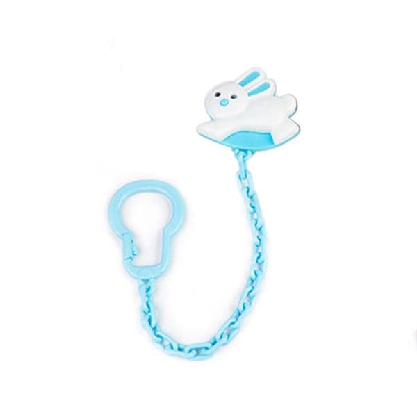 زنجیر پستانک بلیستر مدل خرگوشی آبی بی بی لند babyland کد 516 — تصویر ۲