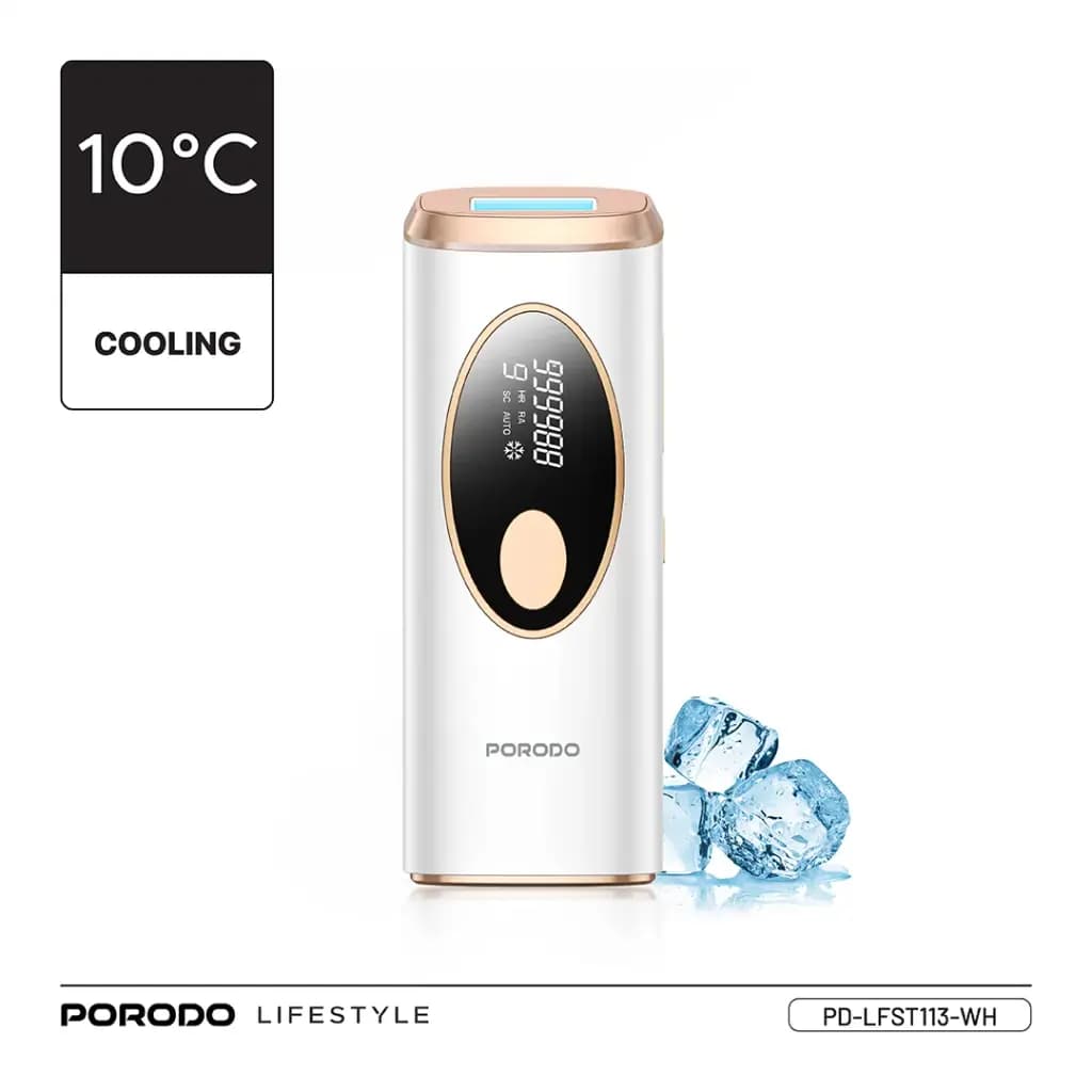 دستگاه لیزر Porodo Lifestyle IPL مدل PD-LFST113-WH — تصویر ۱۲
