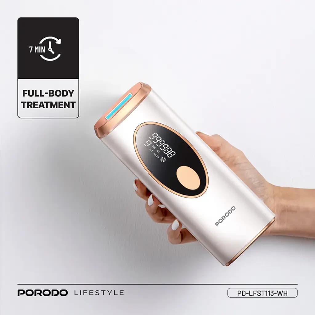 دستگاه لیزر Porodo Lifestyle IPL مدل PD-LFST113-WH — تصویر ۳
