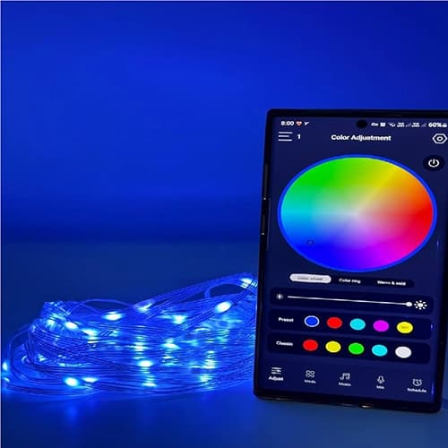 ریسه هوشمند RGB با قابلیت استفاده در فضای بیرون — تصویر ۶