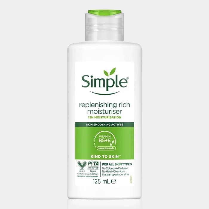 آبرسان و مرطوب کننده ریچ سیمپل مدل Simple replenishing rich moisturiser — تصویر ۳