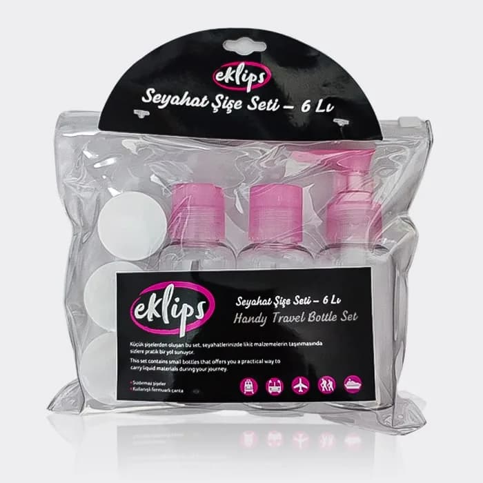 ست باکس مسافرتی 6 تکه محصولات بهداشتی Eklips Handy Travel Bottle Set — تصویر ۲