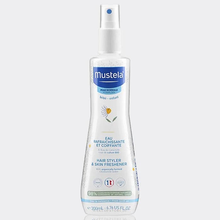 اسپری طراوت بخش مو و بدن کودک موستلا مدل mustela Hair Styler & Skin Freshener — تصویر ۲