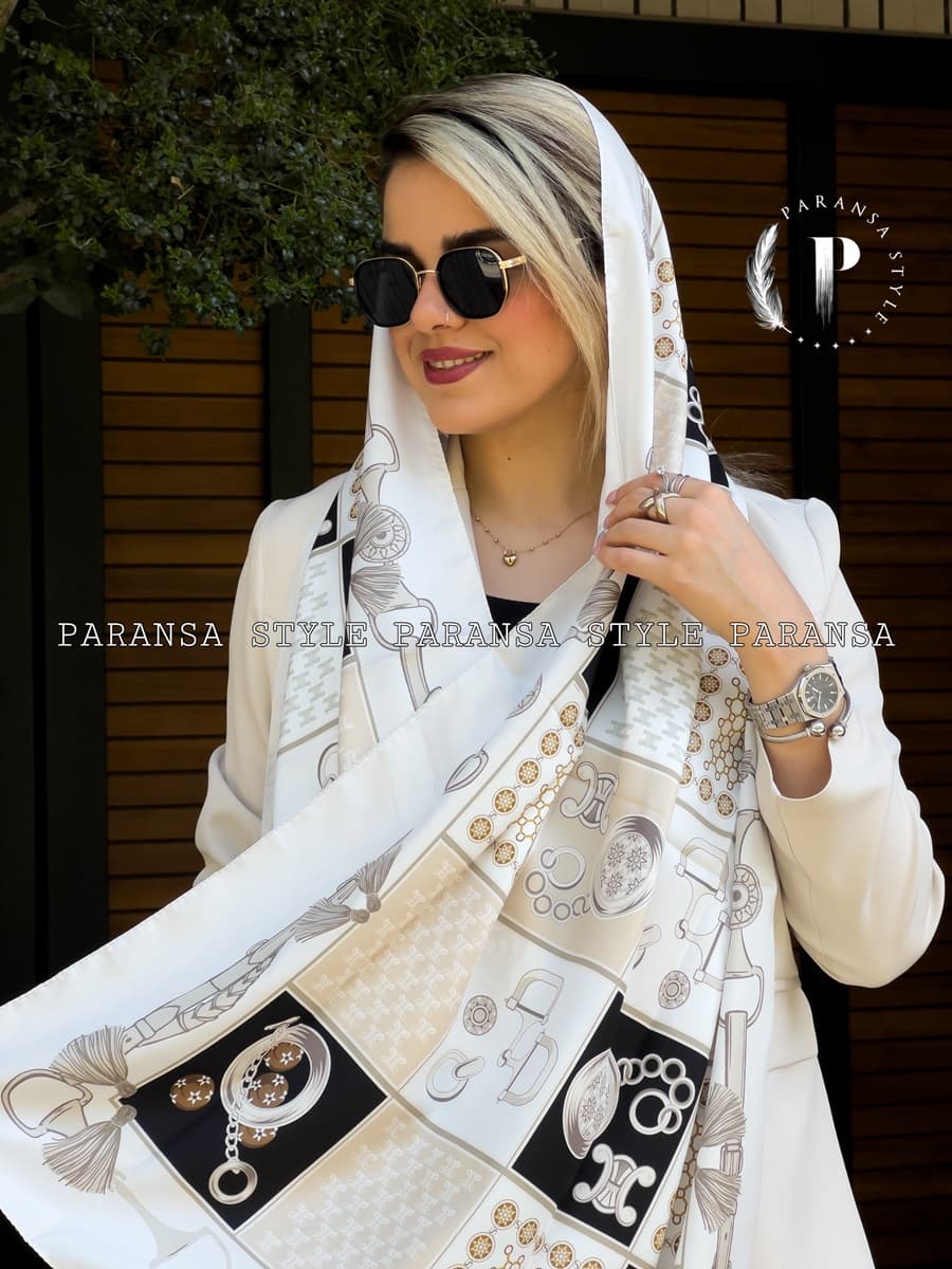 شال توییل ابریشم TUS39 — تصویر ۶
