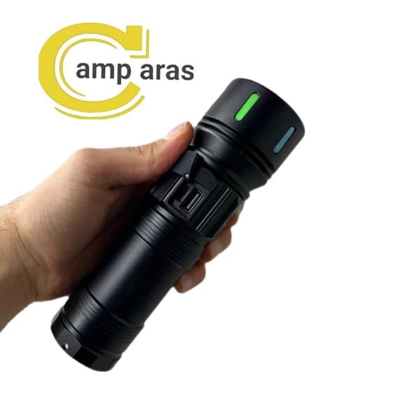 چراغ قوه جیبی زوم دار کینساچ KINSACH KS-902-4 — تصویر ۷