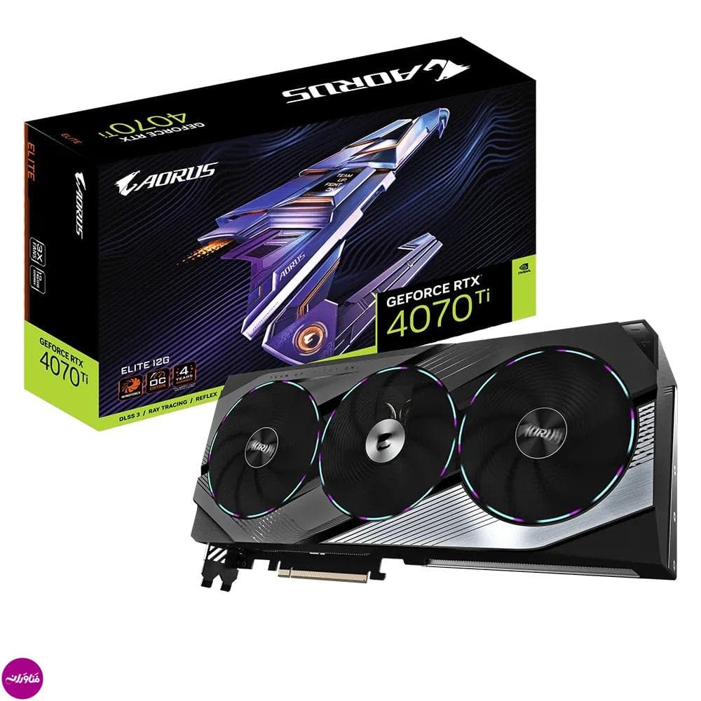 کارت گرافیک گیگابایت AORUS GeForce RTX 4070 Ti ELITE 12G — تصویر ۶