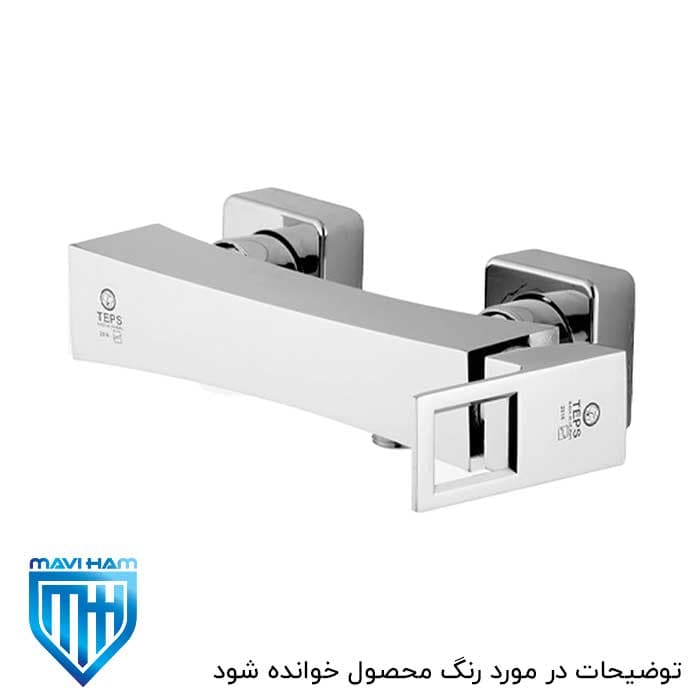 شیر توالت تپس مدل فلت رز سفید طلایی — تصویر ۲