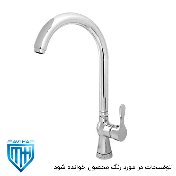 شیر ظرفشویی تپس مدل بارسا سفید طلایی