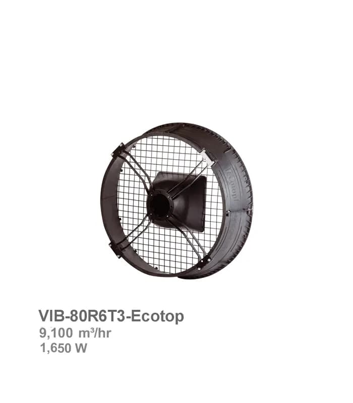 فن آکسیال تأسیساتی اکوتاپ دمنده مدل VIB-80R6T3-Ecotop — تصویر ۲