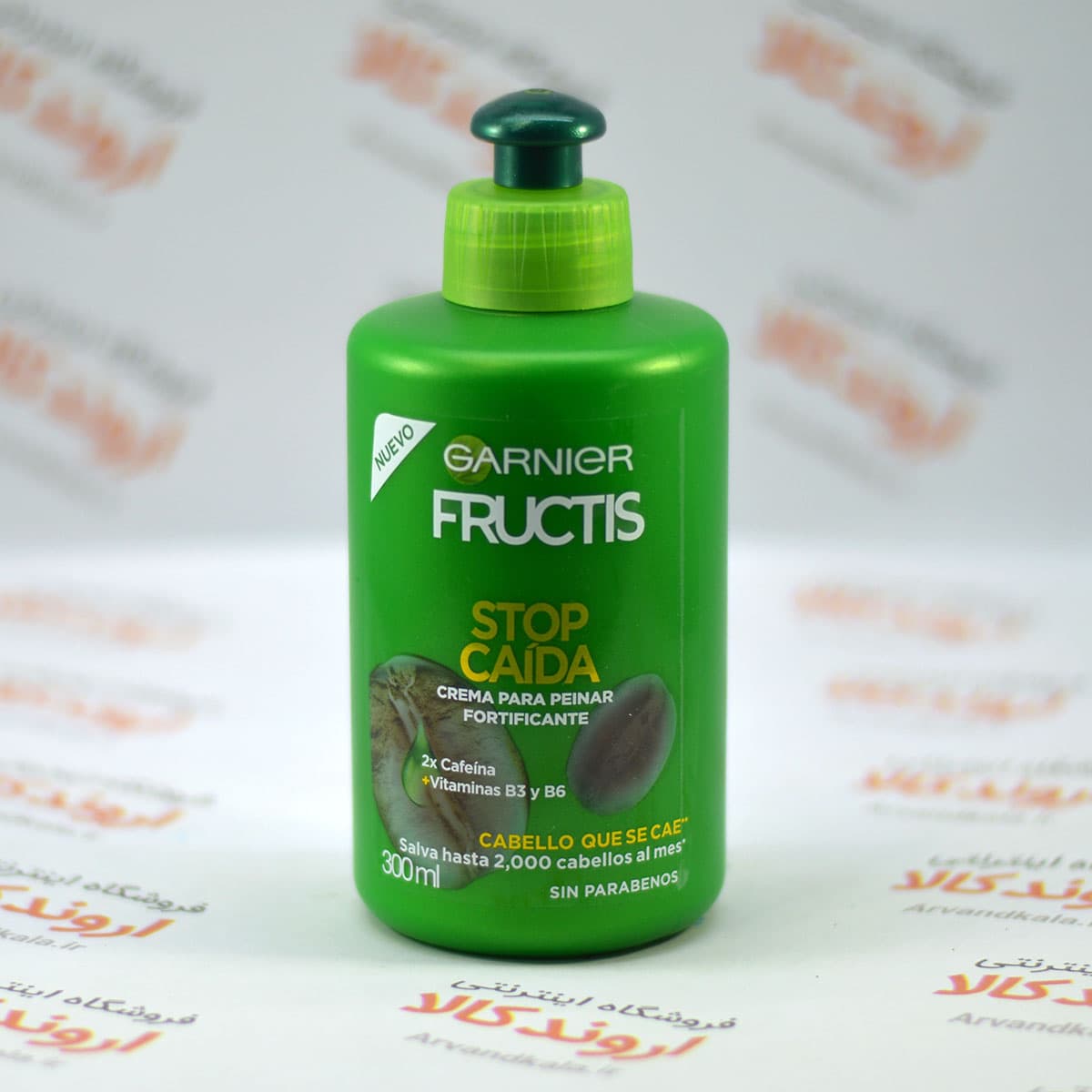کرم حالت دهنده و ضد ریزش مو فروکتیس گارنیر گارنیه Crema para peinar Fructis Garnier stop caida 300ml — تصویر ۳