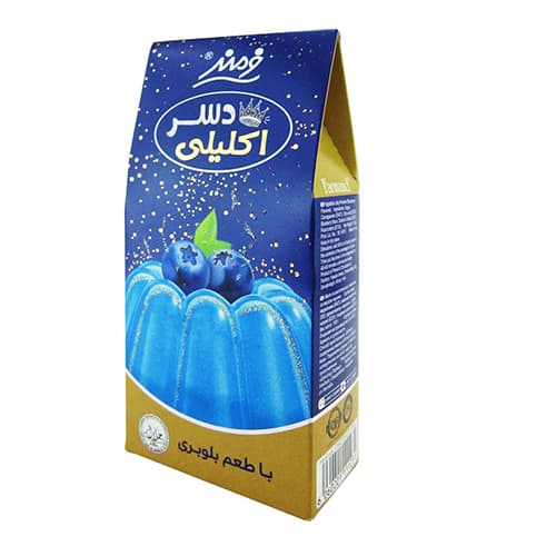 پودر ژله اکلیلی فرمند Farmand مدل Blueberry — تصویر ۴