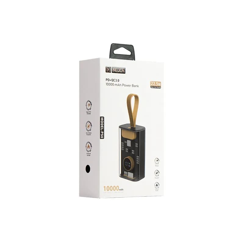 پاور بانک 10000 میلی آمپر ساعت نکسا مدل (QC3.0)P50 — تصویر ۸