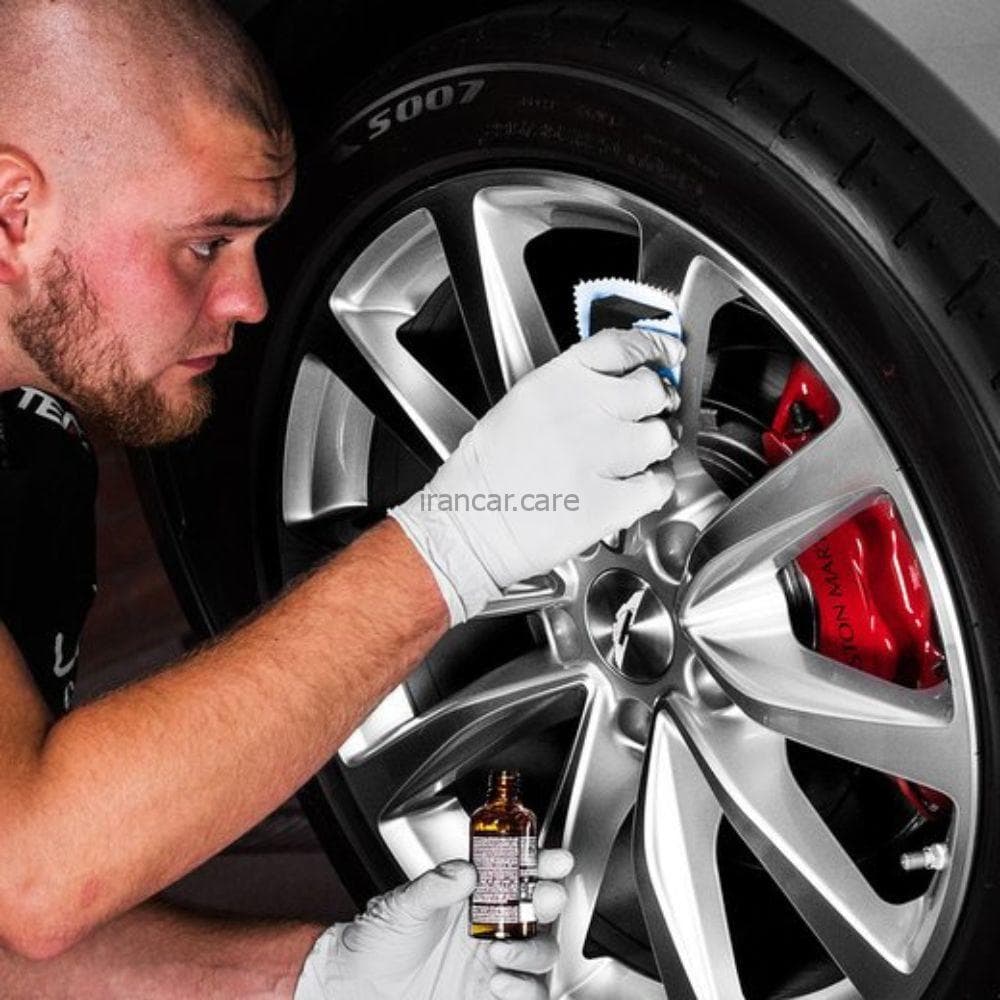 پوشش نانو سرامیک رینگ خودرو تنزی مدل Tenzi Pro Detailing R1 Rims — تصویر ۲