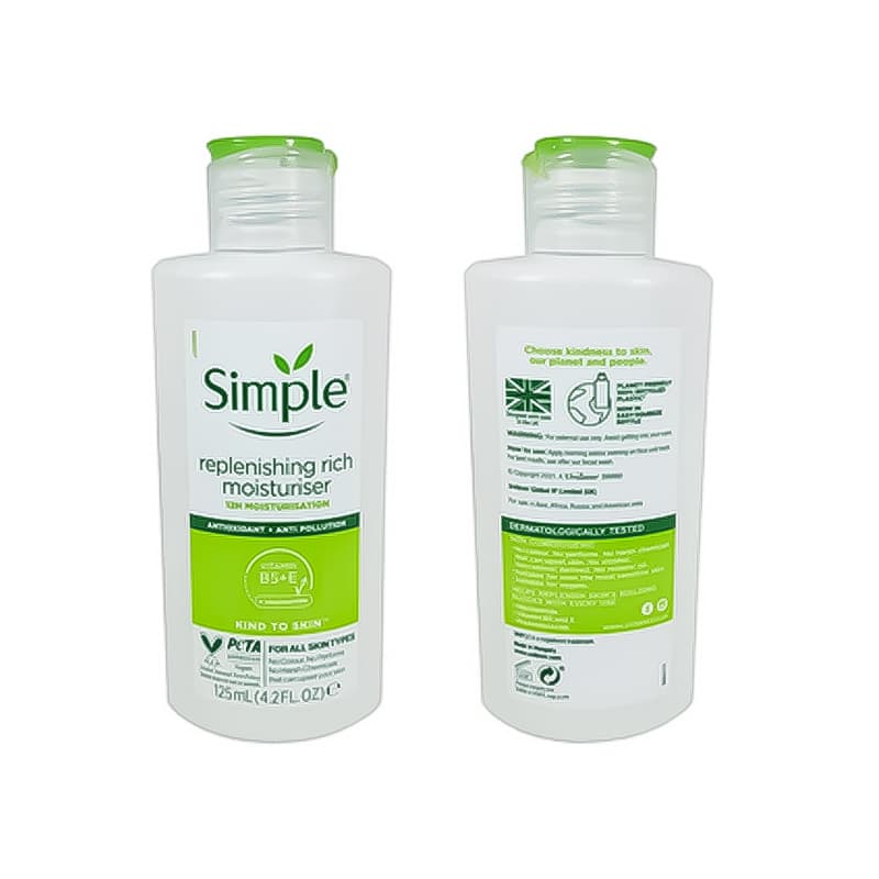 آبرسان سیمپل مدل ریچ مخصوص پوستهای خشک (SIMPLE Rich Moisturiser) — تصویر ۸