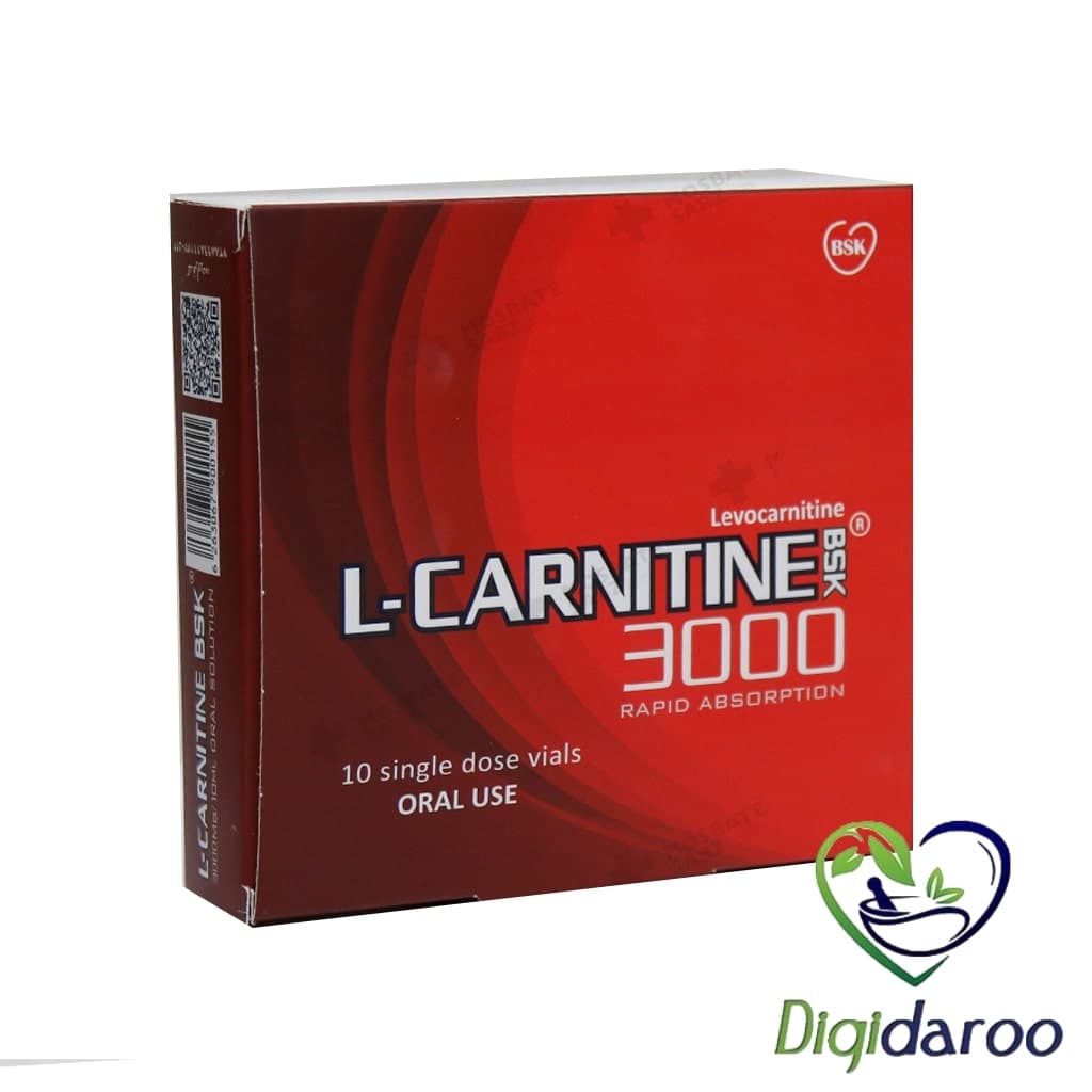 ویال خوراکی ال کارنیتین 3000 بی اس کی 10 عددی — تصویر ۱۰