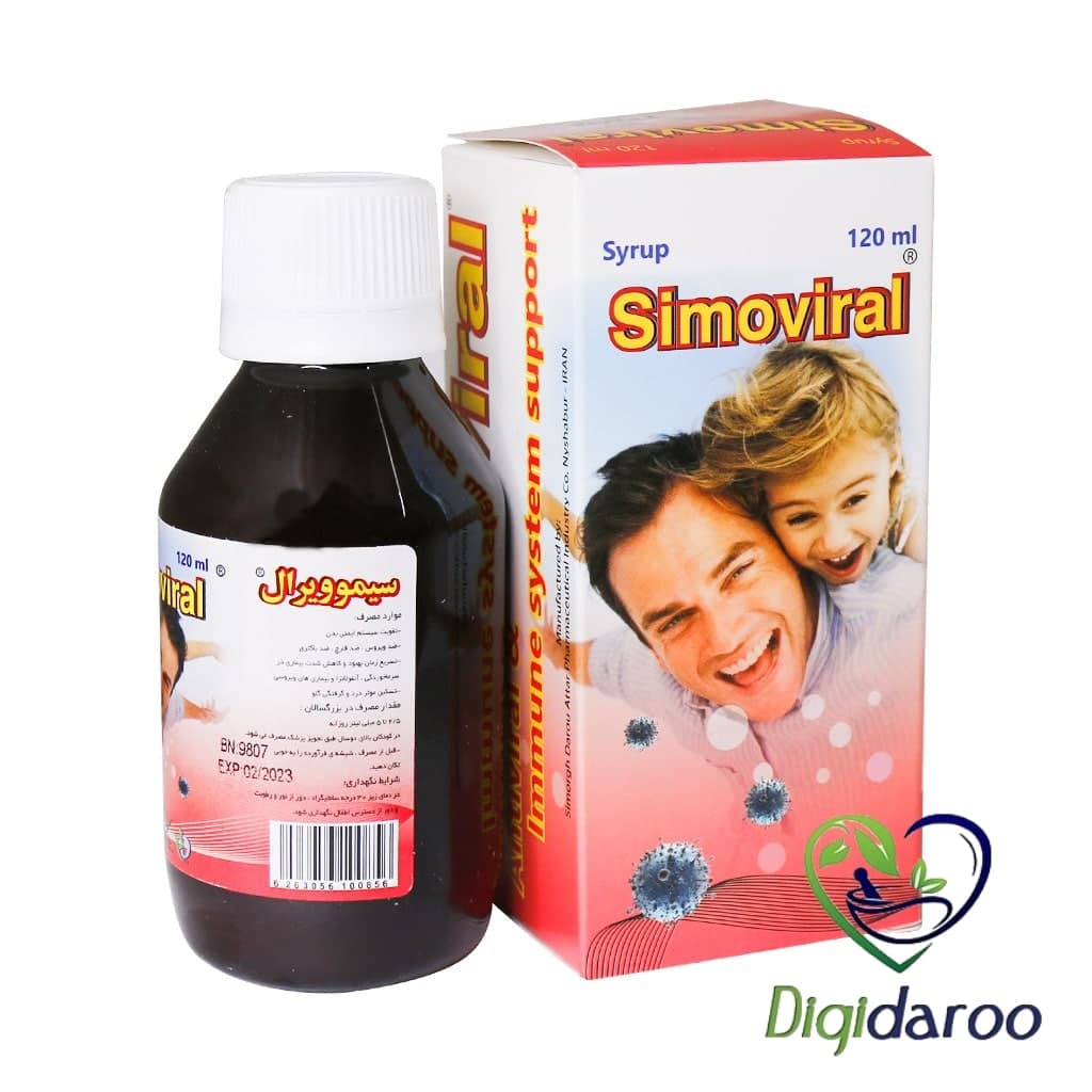 شربت سیموویرال سیمرغ دارو عطار 120 میلی لیتری