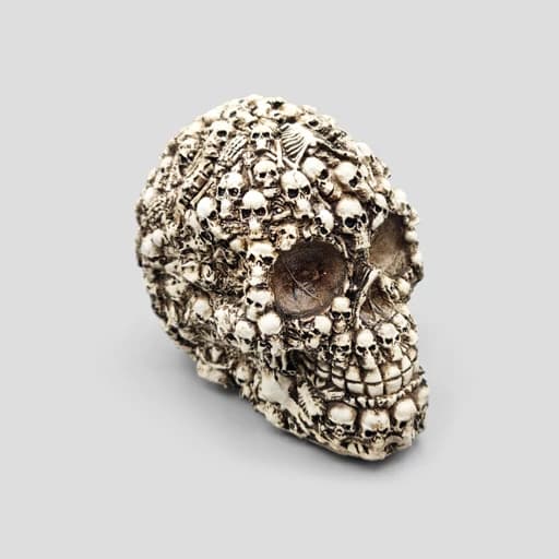 مجسمه جمجمه مدل FullSkulls رنگ استخوانی کد Shah934 — تصویر ۲
