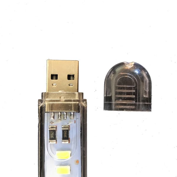 چراغ LED یو اس بی مدل H1926-24LED نور سفید آفتابی — تصویر ۵