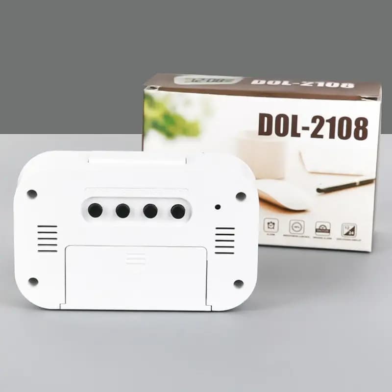 ساعت رومیزی دیجیتال تایمردار مدل DOL-2108 — تصویر ۳