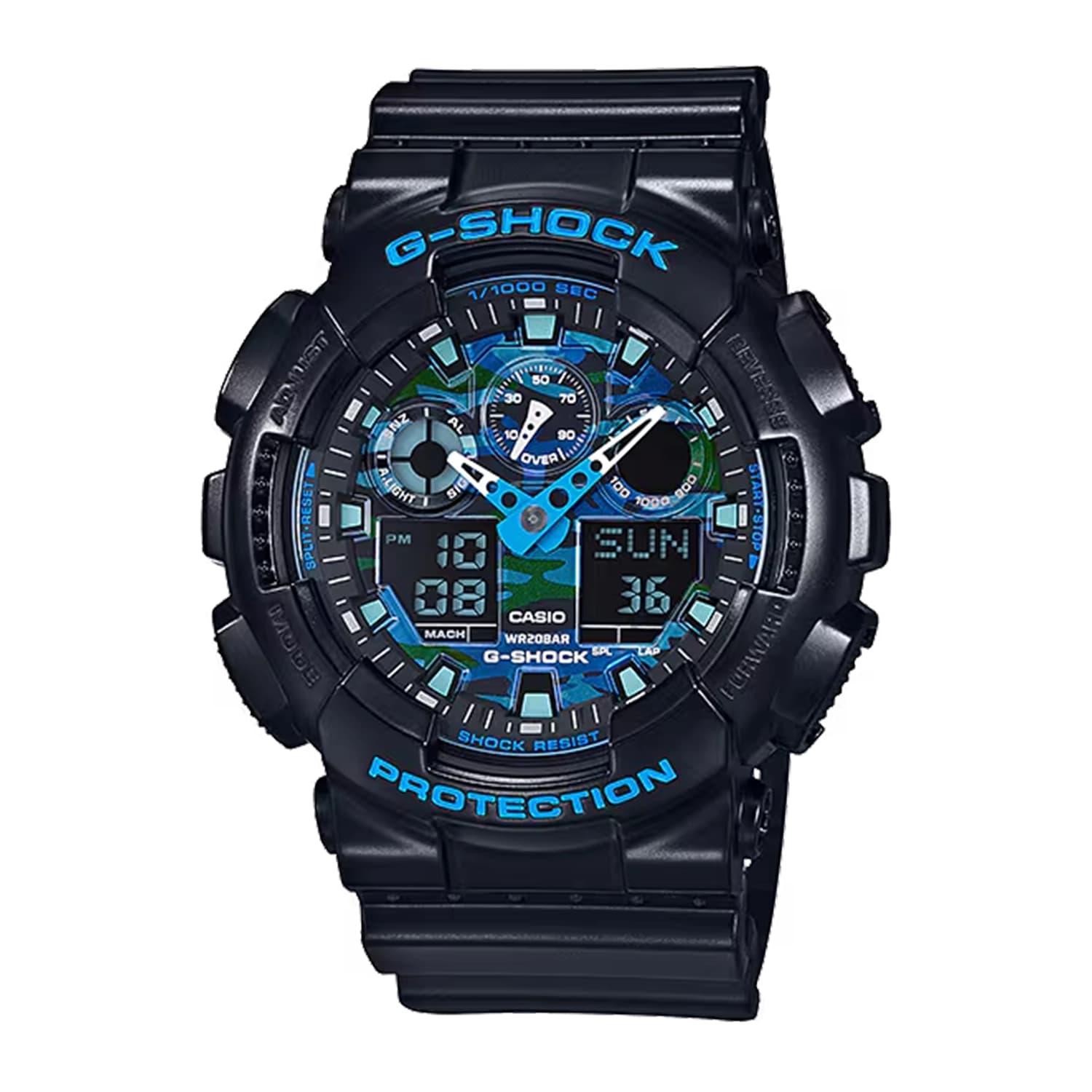 ساعت مچی مردانه کاسیو جیشاک مدل GA-100CB-1A — تصویر ۹