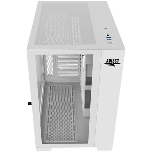 کیس کامپیوتر اوست GT AQ14 MW Mid Tower سفید — تصویر ۶