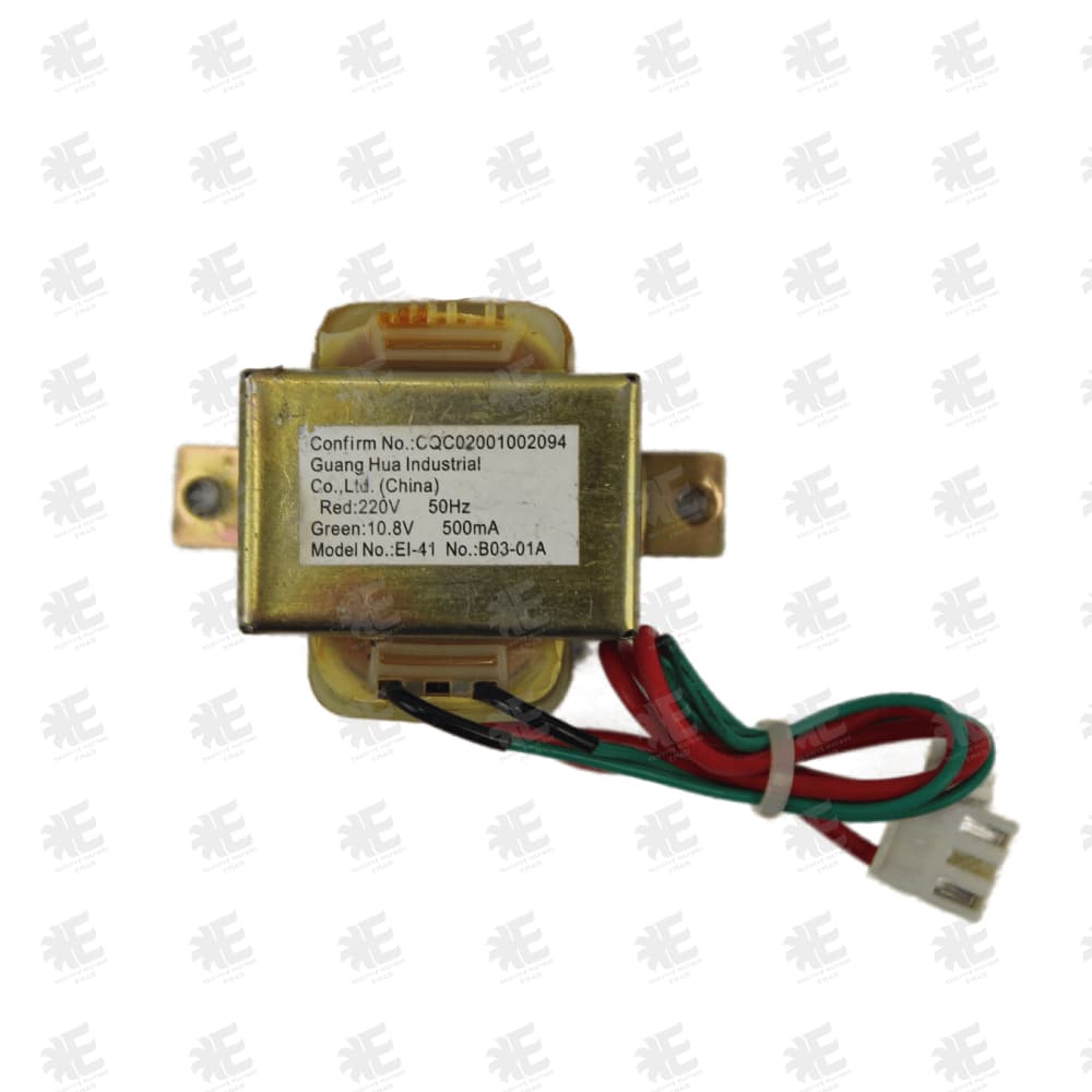 ترانس معمولی کولرگازی EI-40/10.8V/500mA — تصویر ۳