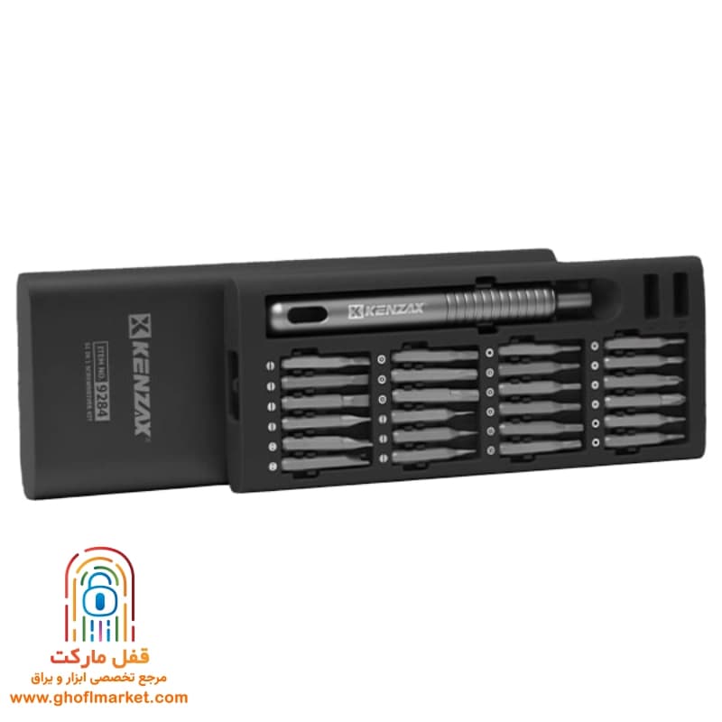 ست پیچ گوشتی موبایلی 51 پارچه کنزاکس مدل 9284 — تصویر ۷