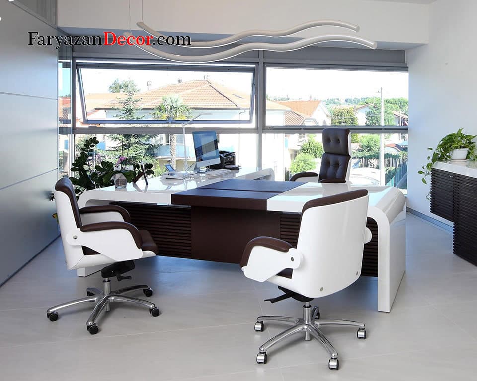 میز مدیریت فریازان دکور مدل M100 — تصویر ۱۲