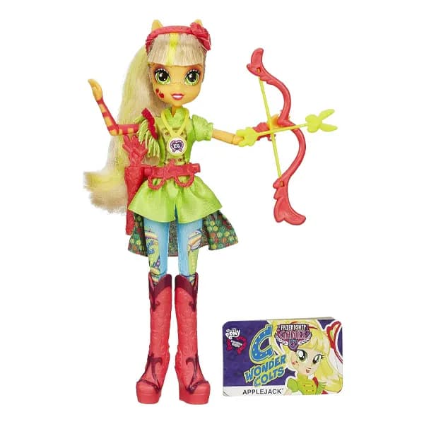 عروسک 23 سانتی Apple Jack اکوستریا Hasbro — تصویر ۳